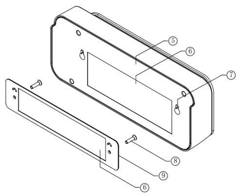 Healthlead D005 Wall Mounted UV Toothbrush Sanitizer Holder Timing Function